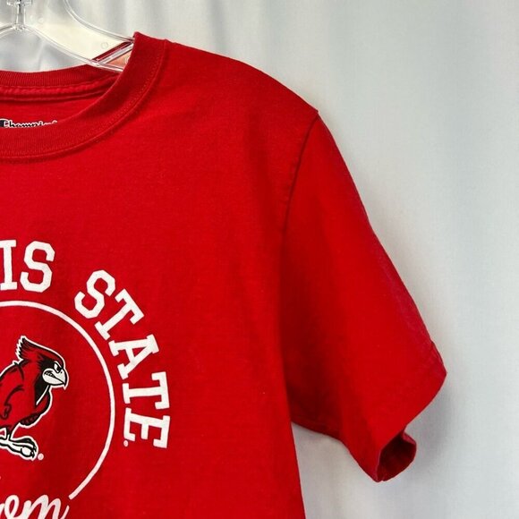 Champion Women Illinois State Mom T-Shirt Redbirds Short Sleeve Crew Neck S - Picture 9 of 11
